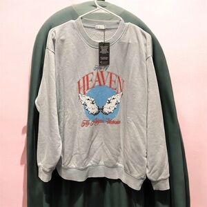 Elevated faith 'Heaven' Graphic Sweatshirt MEDIUM